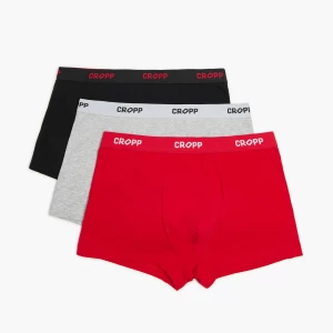 Obrázek produktu Cropp - Sada 3 kusů boxerek basic - červená