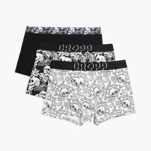 Obrázek produktu Cropp - Sada 3 kusů boxerek s potiskem - bílá