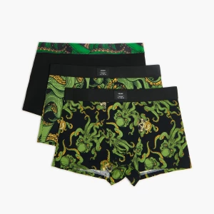 Obrázek produktu Cropp - Sada 3 kusů boxerek s potiskem - černý