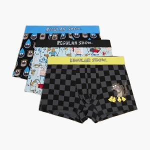 Obrázek produktu Cropp - Sada 3 kusů boxerek s potiskem Regular Show - modrá