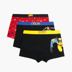 Obrázek produktu Cropp - Sada 3 kusů boxerek s potiskem X-Men - tmavomodrá