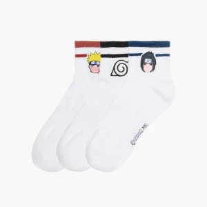 Obrázek produktu Cropp - Sada 3 párů ponožek Naruto - bílá