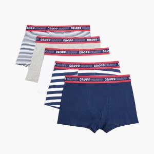 Obrázek produktu Cropp - Sada 5 kusů boxerek s potiskem - tmavomodrá