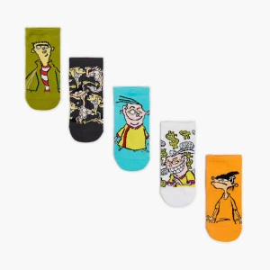 Obrázek produktu Cropp - Sada 5 párů ponožek s potiskem Ed, Edd n Eddy - vícebarevná