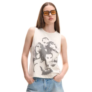 Obrázek produktu Cropp - Tank top Måneskin - béžová