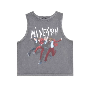 Obrázek produktu Cropp - Tank top Måneskin - tmavě šedá