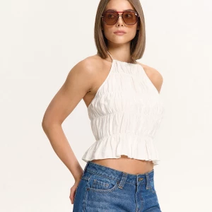Obrázek produktu Cropp - Top s vázáním - bílá