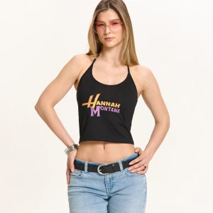Obrázek produktu Cropp - Top s vázáním Hannah Montana - černý