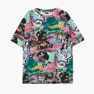 Obrázek produktu Cropp - Tričko s celoplošným potiskem Scooby-Doo - vícebarevná