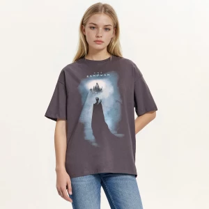 Obrázek produktu Cropp - Tričko se sepraným efektem The Sandman - černý