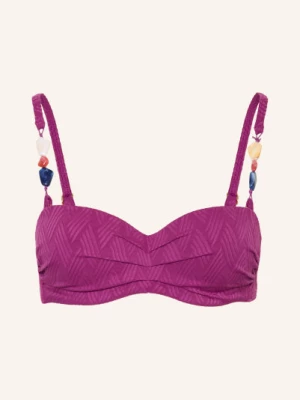 Obrázek produktu Cyell Bikini Top S Kosticemi Texture Voila S Ozdobnými Korálky fuchsiová / modrá / bílá