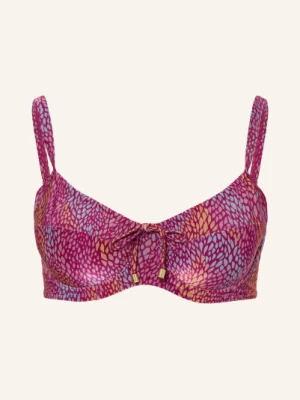 Obrázek produktu Cyell Bikiny S Kosticemi Burgundy Drops fuchsiová / černošedá / tmavě žlutá