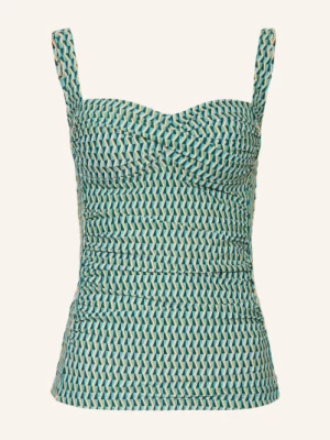 Obrázek produktu Cyell Tankini Top Groovy Graphic petrolejová / koňaková / bílá