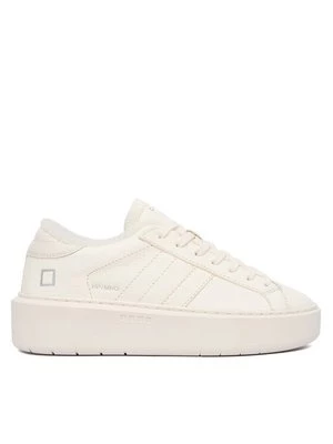Obrázek produktu D.A.T.E. Sneakersy Hill Low Fur Platform W431-HPF-MN Écru