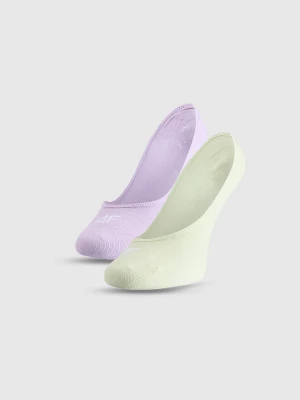 Obrázek produktu Dámské casual ponožky neviditelné (2-pack) - multibarevné 4F