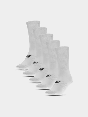 Obrázek produktu Dámské dlouhé ponožky (5-pack) - bílé 4F
