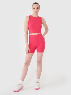 Obrázek produktu Dámské krátké pletené legíny - růžové 4F