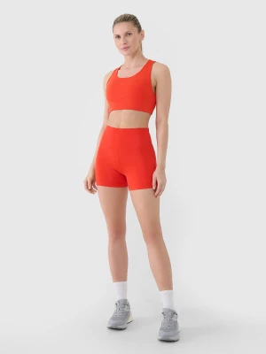 Obrázek produktu Dámské krátké sportovní legíny - červené 4F červený