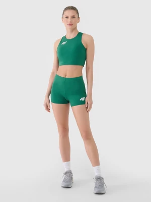 Obrázek produktu Dámské krátké sportovní legíny - zelené 4F