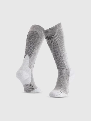 Obrázek produktu Dámské lyžařské ponožky s merino vlnou - šedé 4F