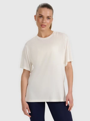 Obrázek produktu Dámské oversize tričko s modalem - bílé 4F