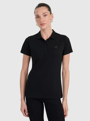 Obrázek produktu Dámské polo tričko slim - černé 4F