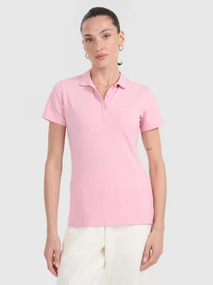 Obrázek produktu Dámské polo tričko slim - růžové 4F