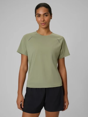 Obrázek produktu Dámské rychleschnoucí běžecké tričko - khaki 4F