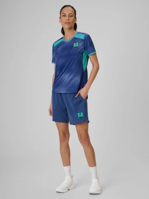 Obrázek produktu Dámské rychleschnoucí fotbalové šortky - denim 4F