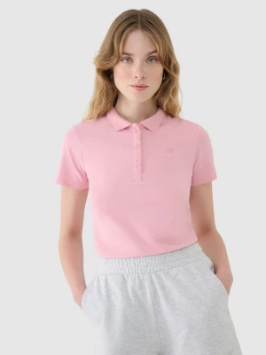 Obrázek produktu Dámské slim polo tričko - růžové 4F