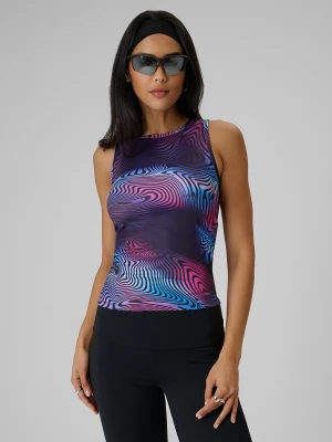 Obrázek produktu Dámské slim tílko s potiskem - multicolor 4F