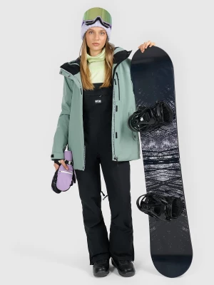 Obrázek produktu Dámské snowboardové kalhoty s kšandami membrána 15000 - šedé 4F