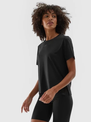 Obrázek produktu Dámské sportovní rychleschnoucí tričko oversize - černé 4F