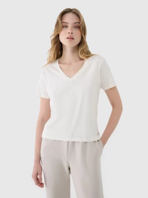 Obrázek produktu Dámské tričko oversize s modalem - bílé 4F