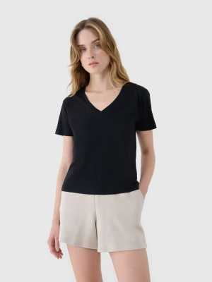 Obrázek produktu Dámské tričko oversize s modalem - černé 4F