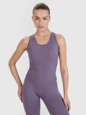 Obrázek produktu Dámský bezešvý sportovní top slim 4F x Anna Lewandowska - fialový