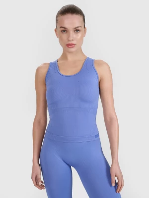 Obrázek produktu Dámský bezešvý sportovní top slim 4F x Anna Lewandowska - modrý