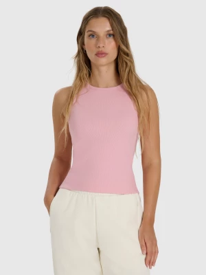 Obrázek produktu Dámský hladký top slim - růžový 4F
