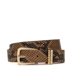 Obrázek produktu Dámský pásek Tommy Hilfiger Luxe Python AW0AW16610 Hnědá