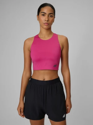 Obrázek produktu Dámský rychleschnoucí crop top na běhání - růžový 4F