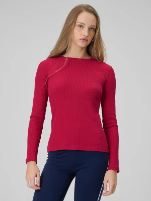 Obrázek produktu Dámský slim longsleeve z žebrovaného úpletu - růžový 4F