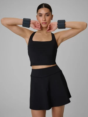 Obrázek produktu Dámský slim rychleschnoucí tréninkový crop top - černý 4F