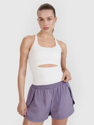 Obrázek produktu Dámský sportovní rychleschnoucí top slim 4F x Anna Lewandowska - bílý