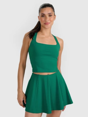 Obrázek produktu Dámský tenisový crop-top rychleschnoucí - zelený 4F