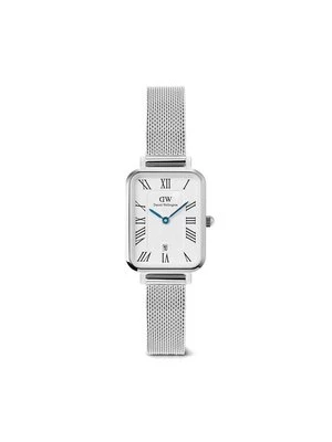 Obrázek produktu Daniel Wellington Hodinky Quadro Sterling Roman Numerals DW00100863 Stříbrná