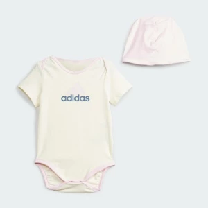 Obrázek produktu Dárková sada Essentials Big Logo Bodysuit and Beanie Kids Adidas