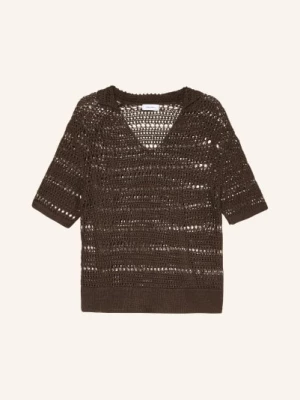 Obrázek produktu Darling Harbour Háčkované Tričko dark brown