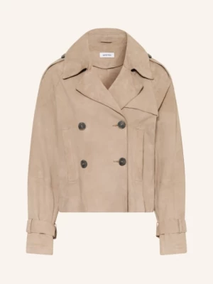 Obrázek produktu Darling Harbour Kožená Bunda grey taupe