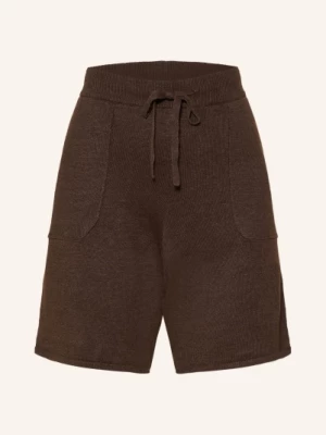 Obrázek produktu Darling Harbour Pletené Šortky Z Lnu dark brown