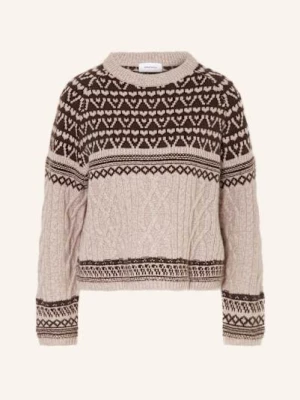 Obrázek produktu Darling Harbour Svetr light taupe melange/choco